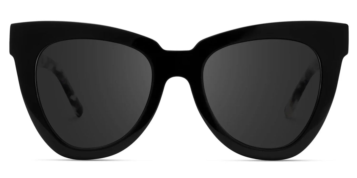 Yaser Cat-eye Black Eyeglasses and Acetate Frames