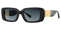 Jonas Rectangle Black Color Frame Glasses for Women | Zeelool