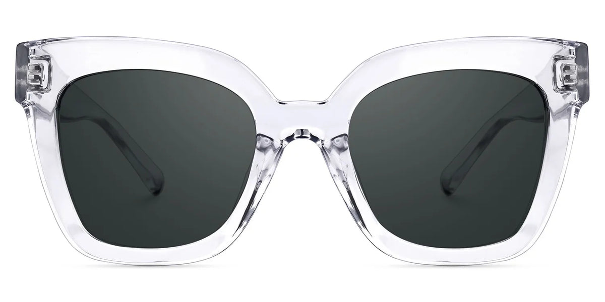 Malcolm Square Clear TR90 Frame Sunglasses | Zeelool