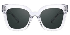 Malcolm Square Clear TR90 Frame Sunglasses | Zeelool