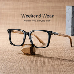 Noah black full rim rectangle eyeglasses Online | ZEELOOL