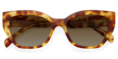 Zia tortoise Frame Polarized Sunglasses with cat-eye Style Online | ZEELOOL