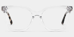 Sage Clear Frame Glasses with Rectangle Frame Online | ZEELOOL