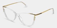 Cat eye Yomary Clear Frame Glasses | Zeelool