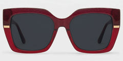 Mavis Square Burgundy Glasses Frames with Glittering Powder| ZEELOOL