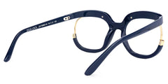 Darice Dark-Blue Round Eyeglasses | Zeelool