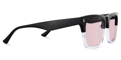 Rectangular Spectacle Frames with Brown Blue Color