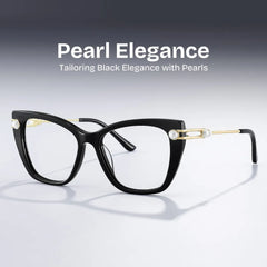 Victor Eyeglasses in Cat eye Black Frame | Zeelool