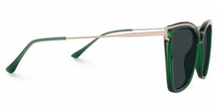 Krystle Square Green Thin Frames Glasses | ZEELOOL