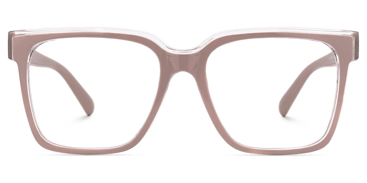 Square Renea Pink Glasses deals -Zeelool Glasses