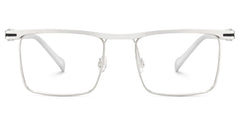 Vintage Metal Glasses With Browline Shape
