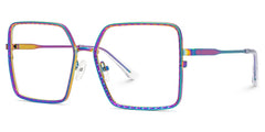 Square Toure Iridescent Frames Designer Glasses