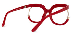 Darice Round Red Eyeglasses and Thick Glasses Frames