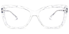 Edna Cateye Clear Frame Glasses | Zeelool Optical