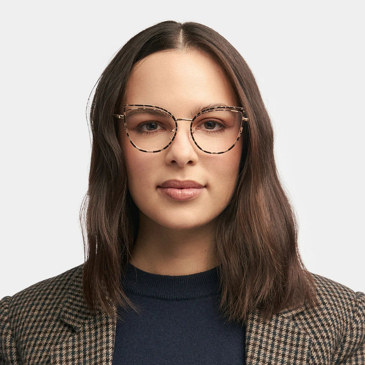 Spivey Cateye Metal Full Frame Eyeglasses | Zeelool