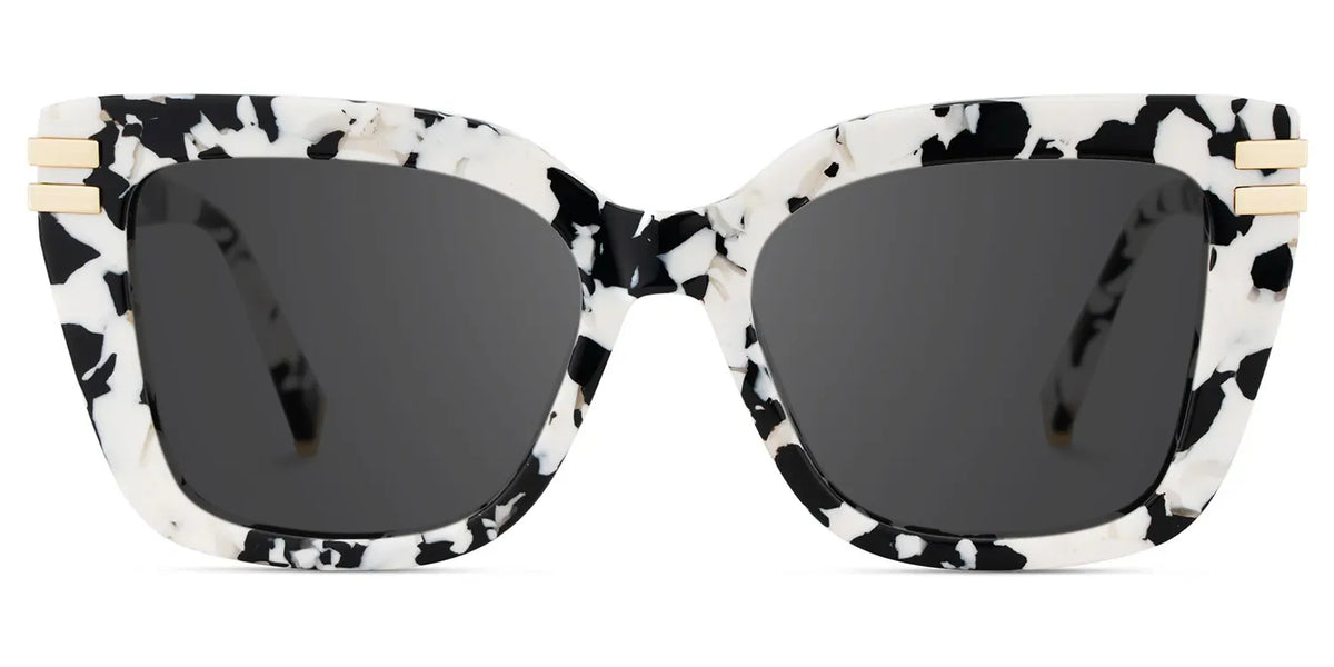 Cow Print Glasses with Square Frames