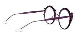 Nelida Designer Eyeglasses in Round Purple Frame