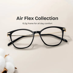 Jessica Black Cat Eye Prescription Glasses for Women | ZEELOOL