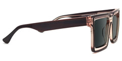 Cyberpunk Style Milian Brown-Black Frame Sunglasses