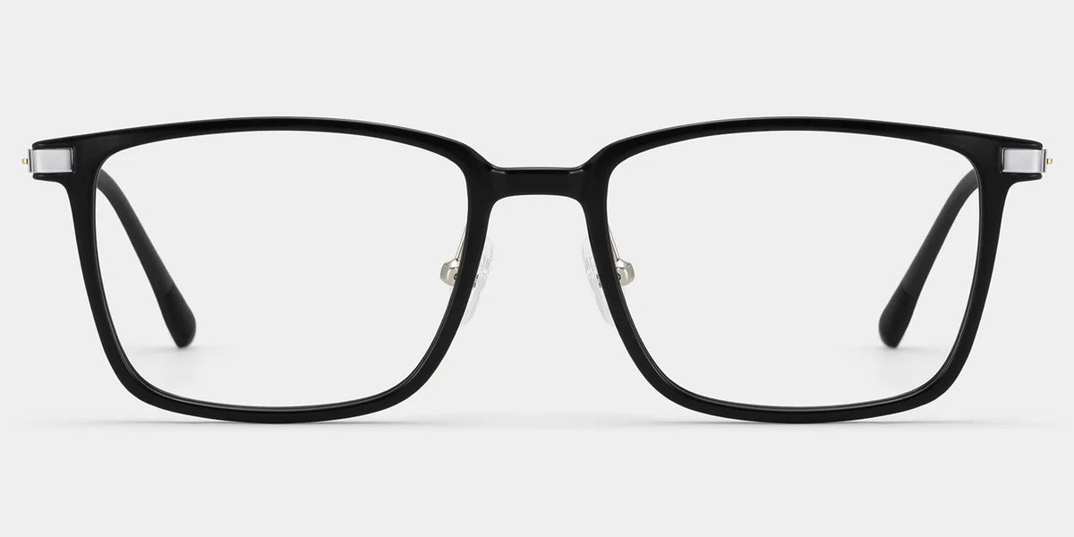 Black Ivonne Rectangle Frame Eyeglasses | Zeelool