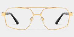 Sterling Eyeglasses in Aviator Gold Frame | ZEELOOL