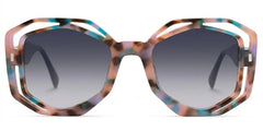 Bobbie Geometric Pink-Tortoise Eyeglasses & Frames