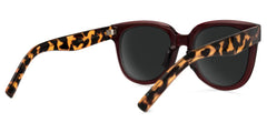 Harrell Square Dark-Red Sunglasses | Zeelool Glasses
