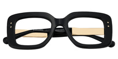 Designer Thick Black Frame Glasses