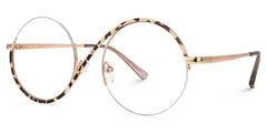 Flozif Tortoise Round Frame Glasses deals -Zeelool