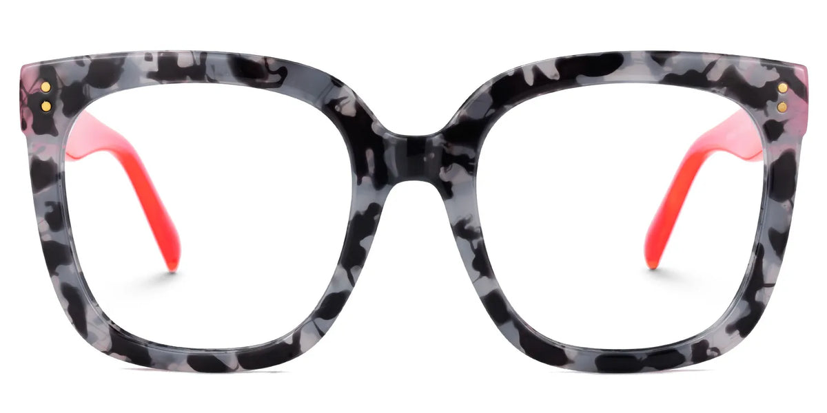 TR90 Ebony Eyeglasses, Ebony Square Glasses -Zeelool Glasses