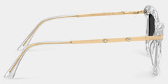Juliet Cateye Clear Sunglasses with Translucent Frames