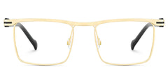 Vintage Metal Glasses With Browline Shape