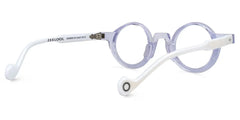 Round Glanton White Glasses deals -Zeelool Glasses