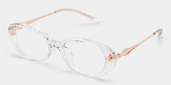 Blaire Clear Frame Glasses with Oval Frame Online | ZEELOOL
