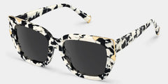 Dax Square cow print Frame Eyeglasses for Women| ZEELOOL
