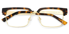 Tortoise Browline Frame Glasses - Gerena on Sale | Zeelool