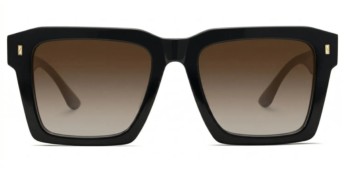 Large Square Prescription Glasses With Black Color