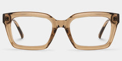 Grover Rectangle Eyeglasses and Beige Color Frames