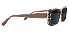 Women's Rectangle Eyeglasses Frames With Leopard Color