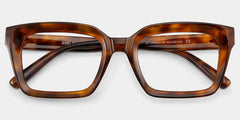 Marley Tortoise Eyeglasses with Rectangle Frames | ZEELOOL