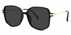 Payton Geometric Black Frame Glasses | Zeelool Optical
