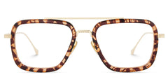 Gifford Rectangle Tortoise Frame Glasses | Zeelool