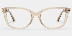 Cassia Art Beige Rectangle Glasses Frames for Women | ZEELOOL
