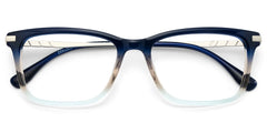 Zane Rectangle Blue Color Frame Glasses for Men | Zeelool
