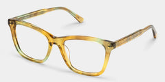 Tyler Floral Prescription Tortoise Square Glasses | ZEELOOL
