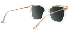 Krystle Square Clear Frame Sunglasses | Zeelool Optical