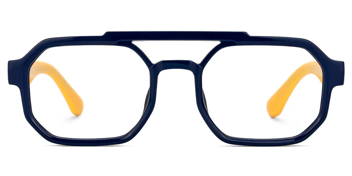 Aviator Salem Blue Color Frame Glasses | Zeelool