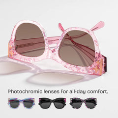 Designer Minfia Eyeglasses Pink Frames Sunglasses