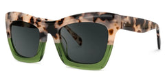 Benitez Square Two-Tone Frame & Prescription Sunglasses