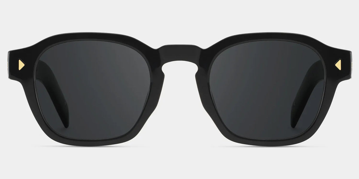 Leilani Black Frame Polarized Sunglasses with rectangle Style Online | ZEELOOL